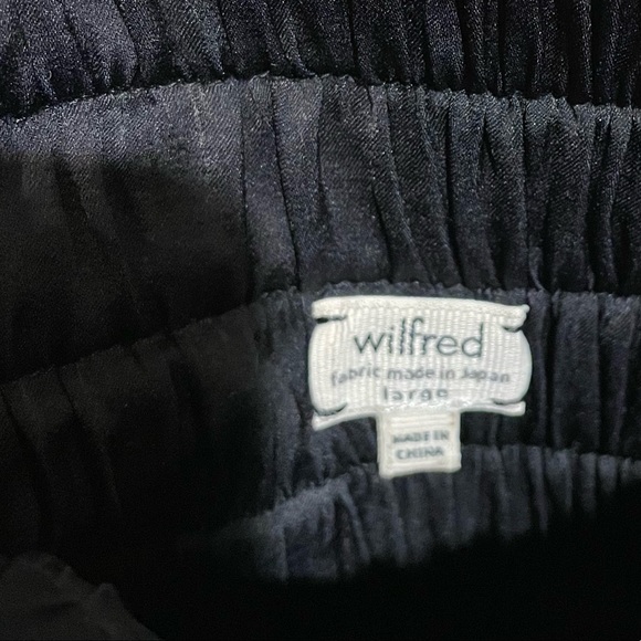 Aritzia Wilfred Super High Waist Black Flowy Skirt - Picture 6 of 10